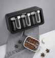 Wall mounted seasoning box (three cups)
