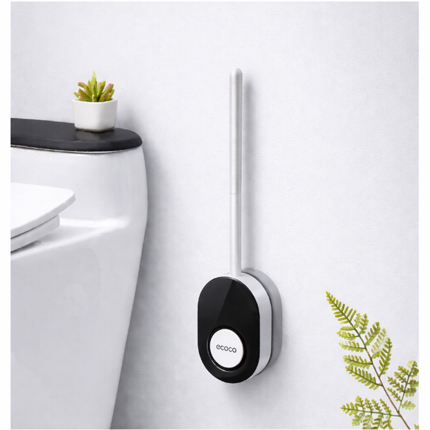 Flat head toilet brush