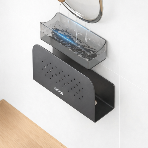 Wall mounted cutting board rack