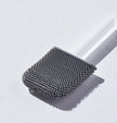 Flat head toilet brush