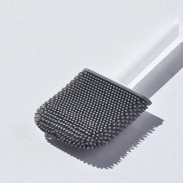 Flat head toilet brush