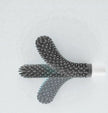 Flat head toilet brush
