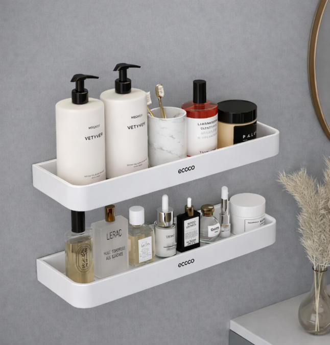 Removable wall-mounted shelf (50cm) – fully equipped