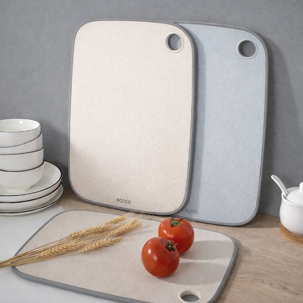 Natural wheat straw cutting board （medium)