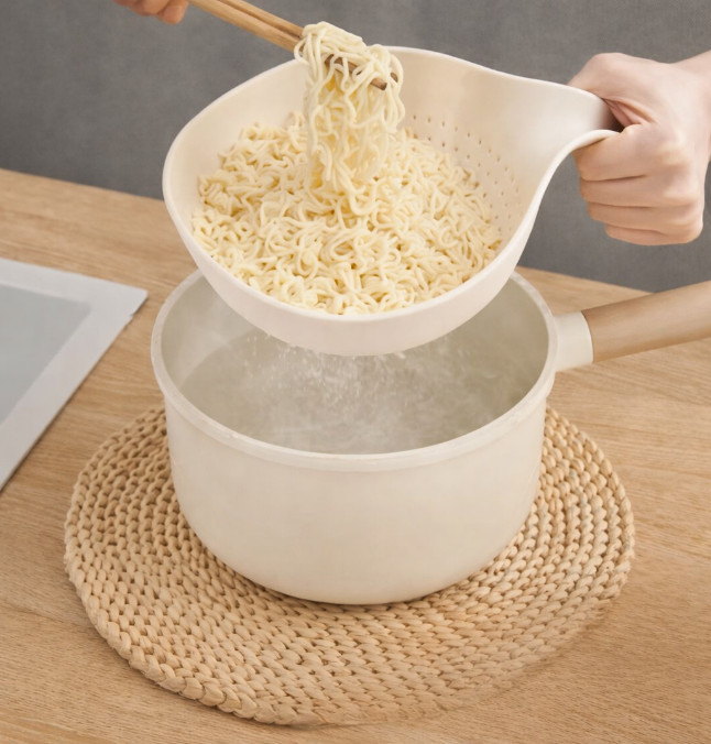 Double layer drainage basket